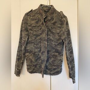 a.n.a. Lightweight Camo Camouflage Jacket Small